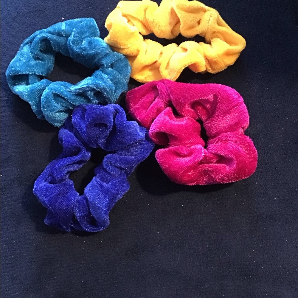 Colorful Velvet Scrunchies Set NEW!